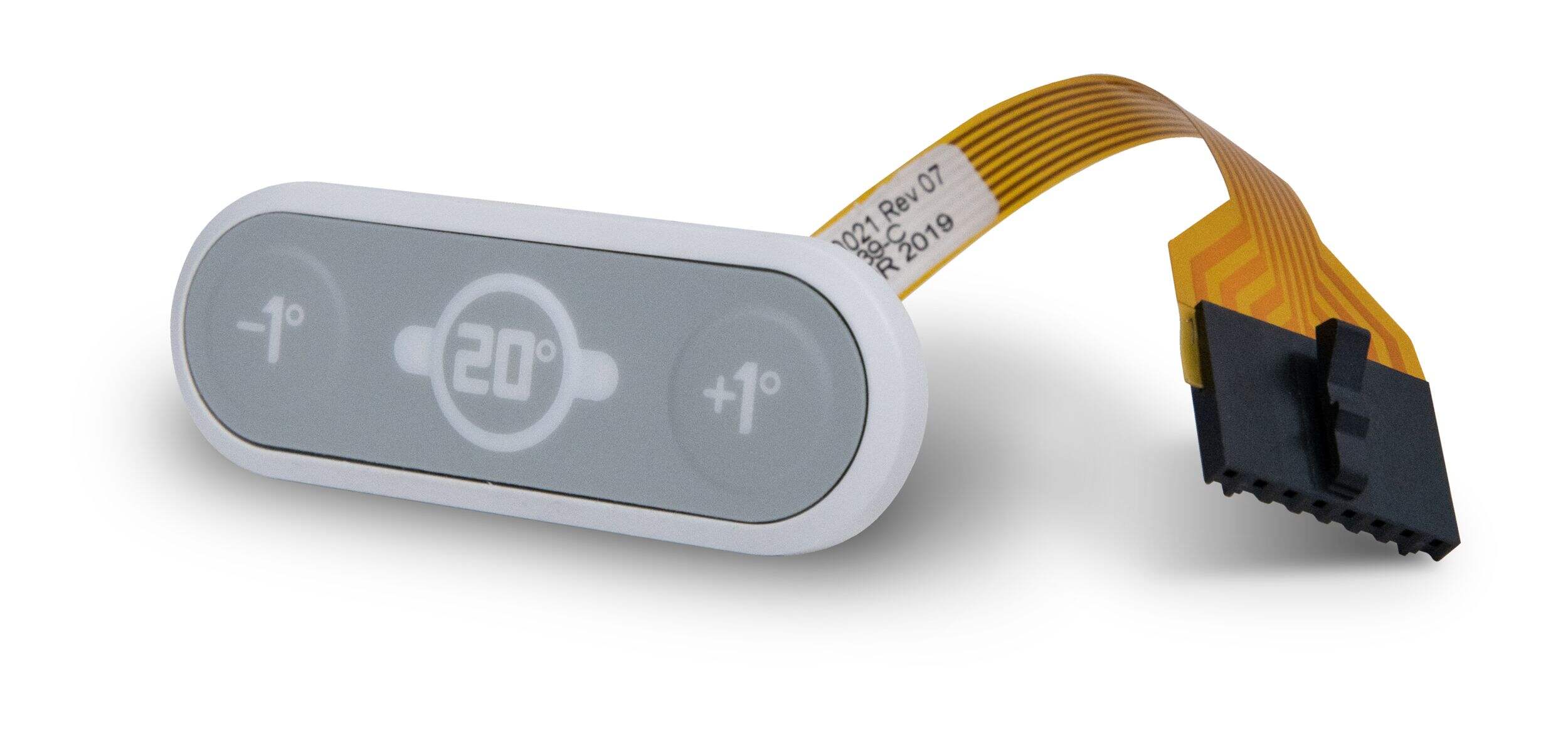 Thermostat électronique intégré Stelpro SIBTE12C pour les plinthes électriques Brava et Prima Front_Angled_Left