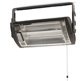 Mastercraft Ceiling Mount Electric Radiant Heater, 1500W, Black Front_Angled_Left