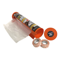Pellicule isolante thermorétractable robuste pour porte-fenêtre/grande fenêtre Frost King EZ Roll Composite_or_Mixed