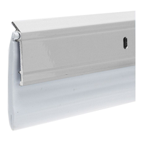 Frost King Aluminum Heavy-Duty Door Sweep Seal, 2-3/8-in x 36-in, Silver CloseUp