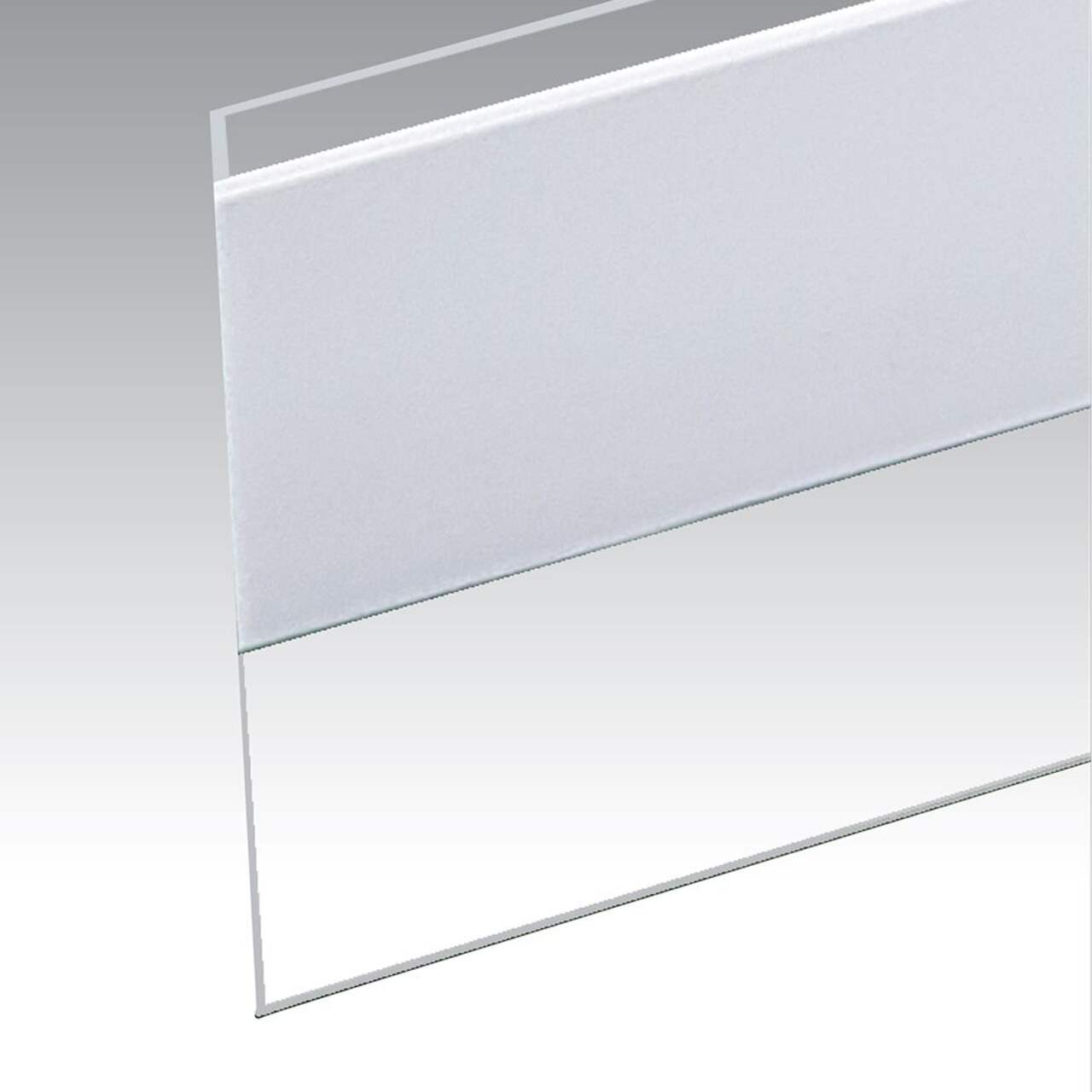 Audio-Visual Direct Clear Glass Dry-Erase Board - 24 x 36
