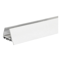Frost King Vinyl Slide-On U-Shaped Door Bottom Seal, 1-3/4-in x 36-in, White Front_Angled_Right