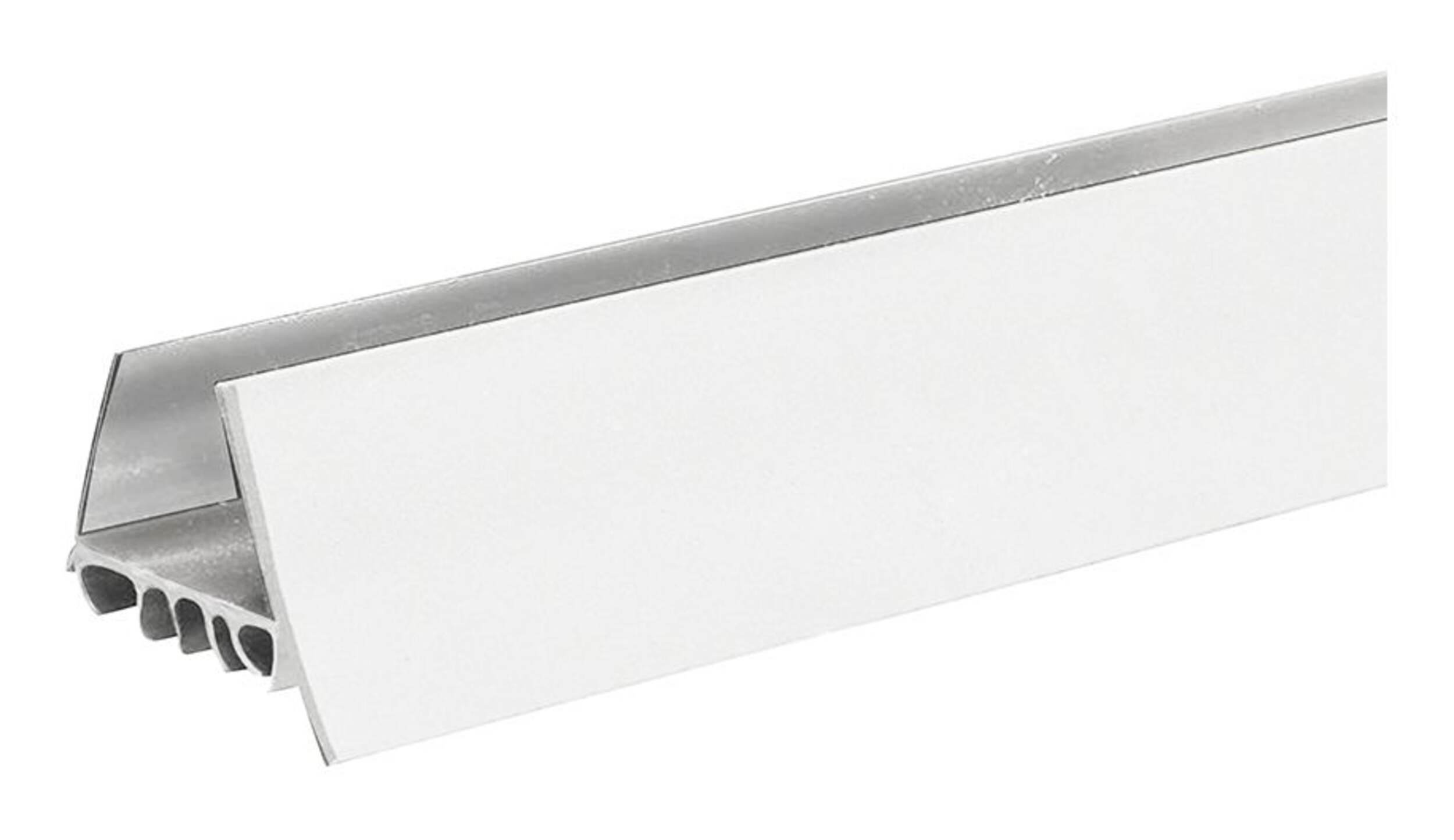 Frost King Vinyl Slide-On U-Shaped Door Bottom Seal, 1-3/4-in x 36-in, White Front_Angled_Right