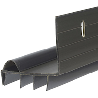 Frost King Vinyl Drip Cap Door Bottom Seal, 36-in, Brown Back_Angled_Left