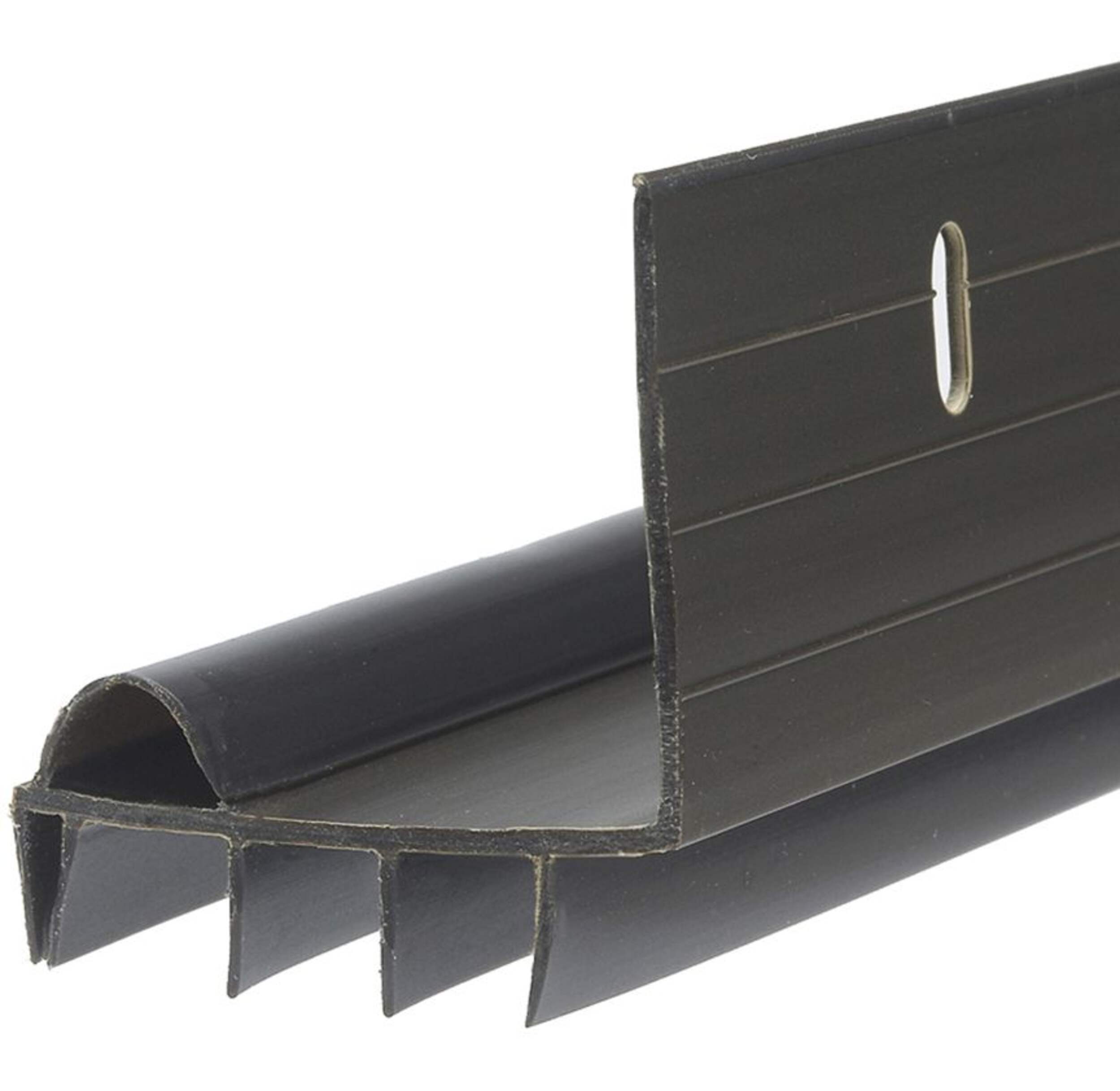 Frost King Vinyl Drip Cap Door Bottom Seal, 36-in, Brown Back_Angled_Left