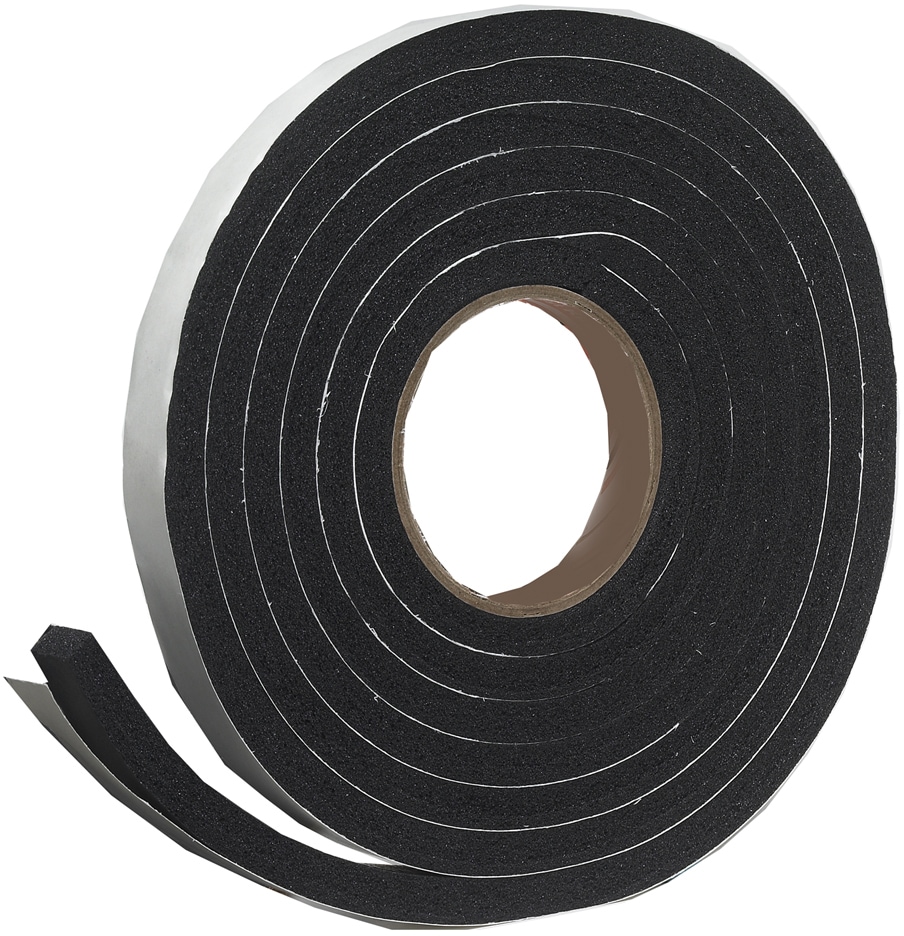Frost King Rubber Foam Seal Tape, 3/8in x 10ft, Black Canadian Tire