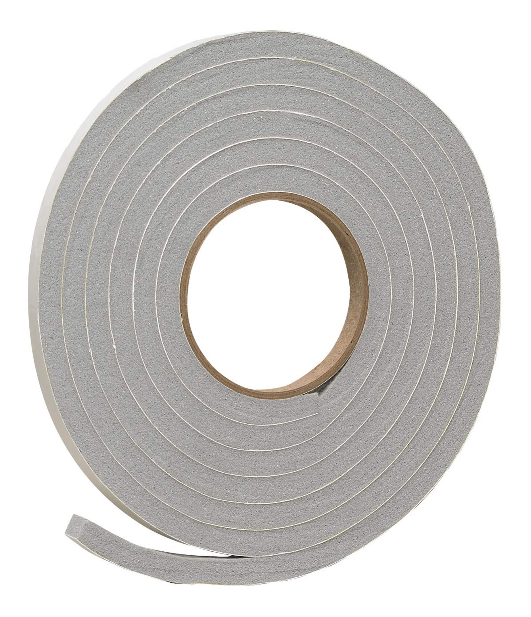 Frost King Weatherstriping Self-Stick Foam Seal Tape, 1/2-in x 3/8-in x 10-ft, Grey Front_Angled_Right