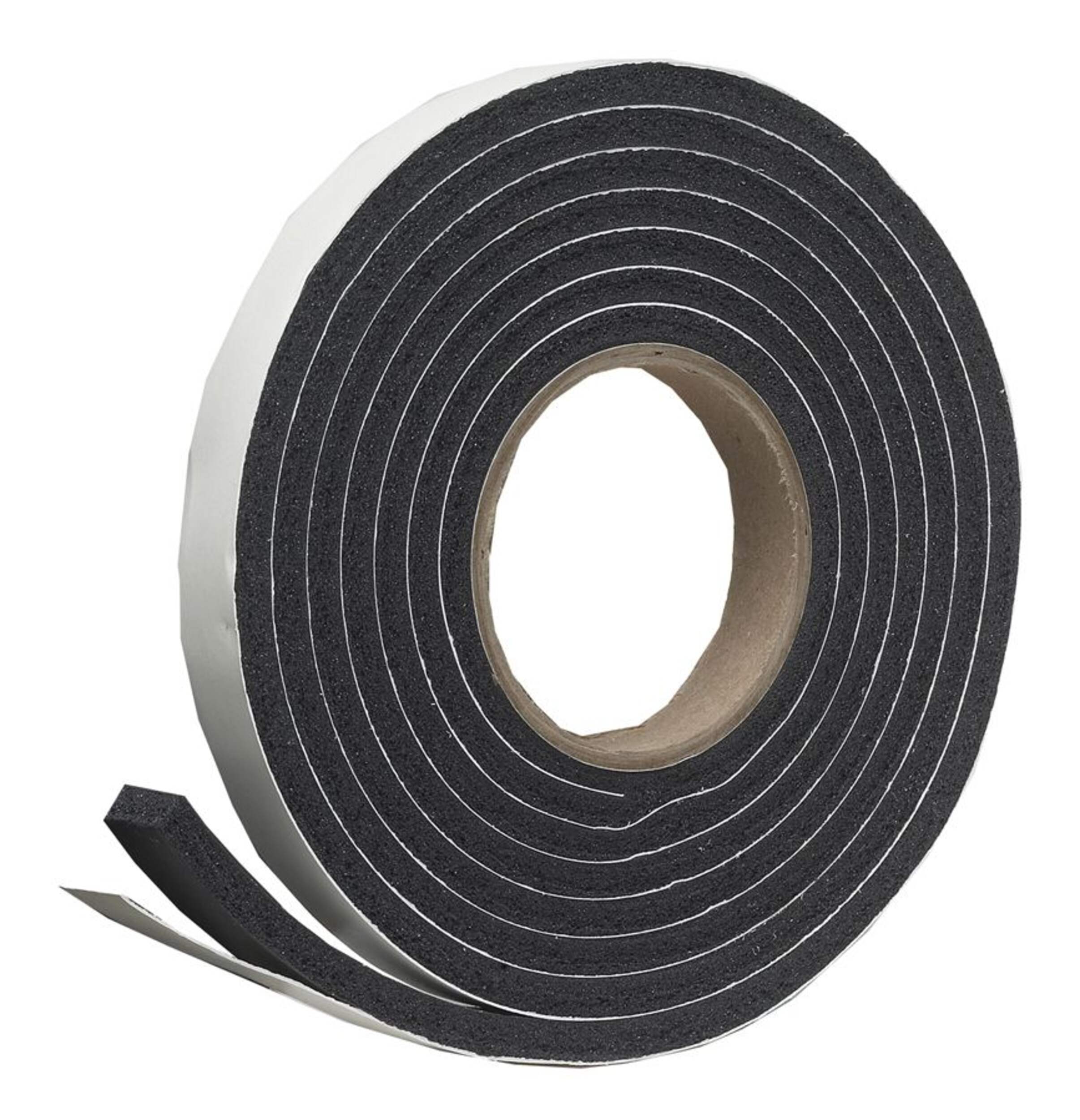 Frost King Rubber Weatherstripping Foam Seal Tape, 3/8-in x 10-ft, Black Front_Angled_Right