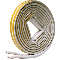 Frost King EDPM Rubber Weatherstripping P-Shape Foam Seal Tape, 3/8-in x 17-ft, White