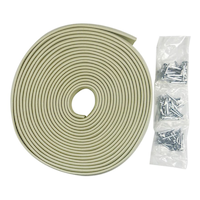 Frost King Nail-On Plastic Garage Door Side & Top Seal, Vinyl Weatherstrip Seal Kit, 30-ft