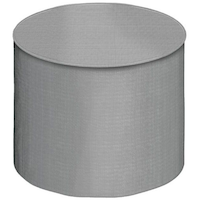 Housse imperméable pour climatiseur central Tripel, rond, 30 x 34 po, gris Front_Elevated