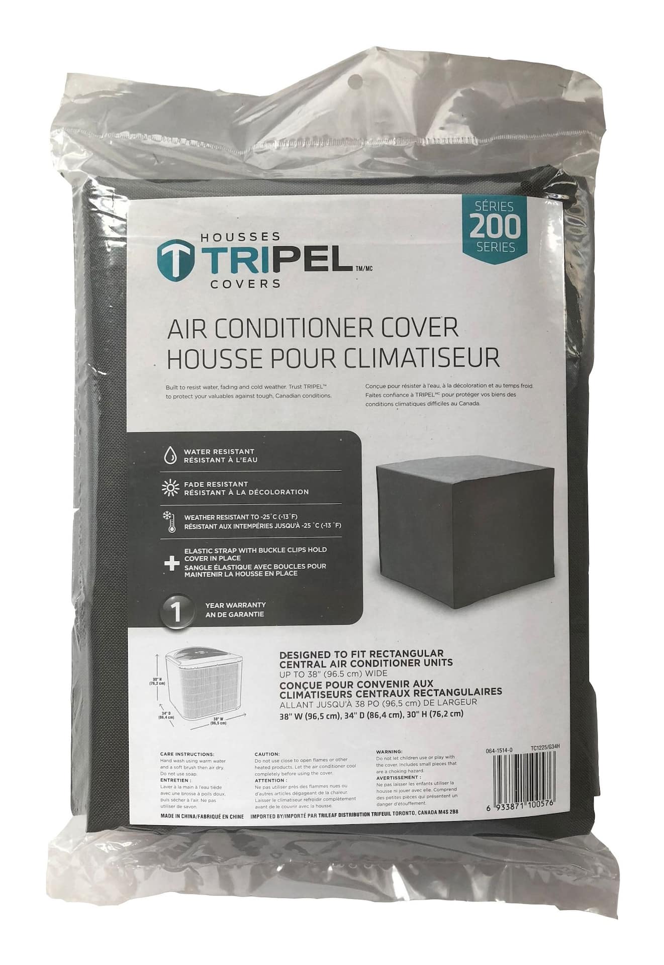 Tripel Large Central Air Conditioner Cover, 30-in x 38-in 34-in