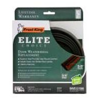 Joint étanche de rechange pour porte Frost King Elite, garanti à vie, brun Front_Flat