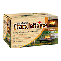 Bûches de foyer pour l'extérieur Duraflame Crackleflame Front_Angled_Right