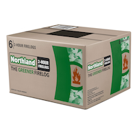 Northland 2-hour Greener Fire Logs, 6-pk Front_Three_Fourths_Angled_Left
