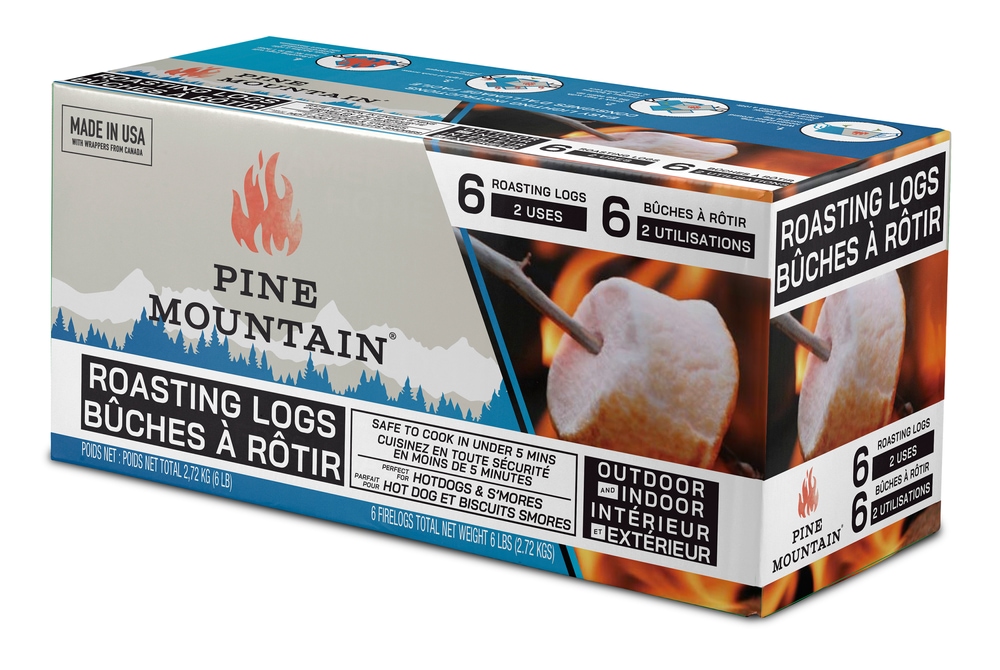 Pine Mountain Indoor/Outdoor Roasting Fire Logs, 6pk Canadian Tire