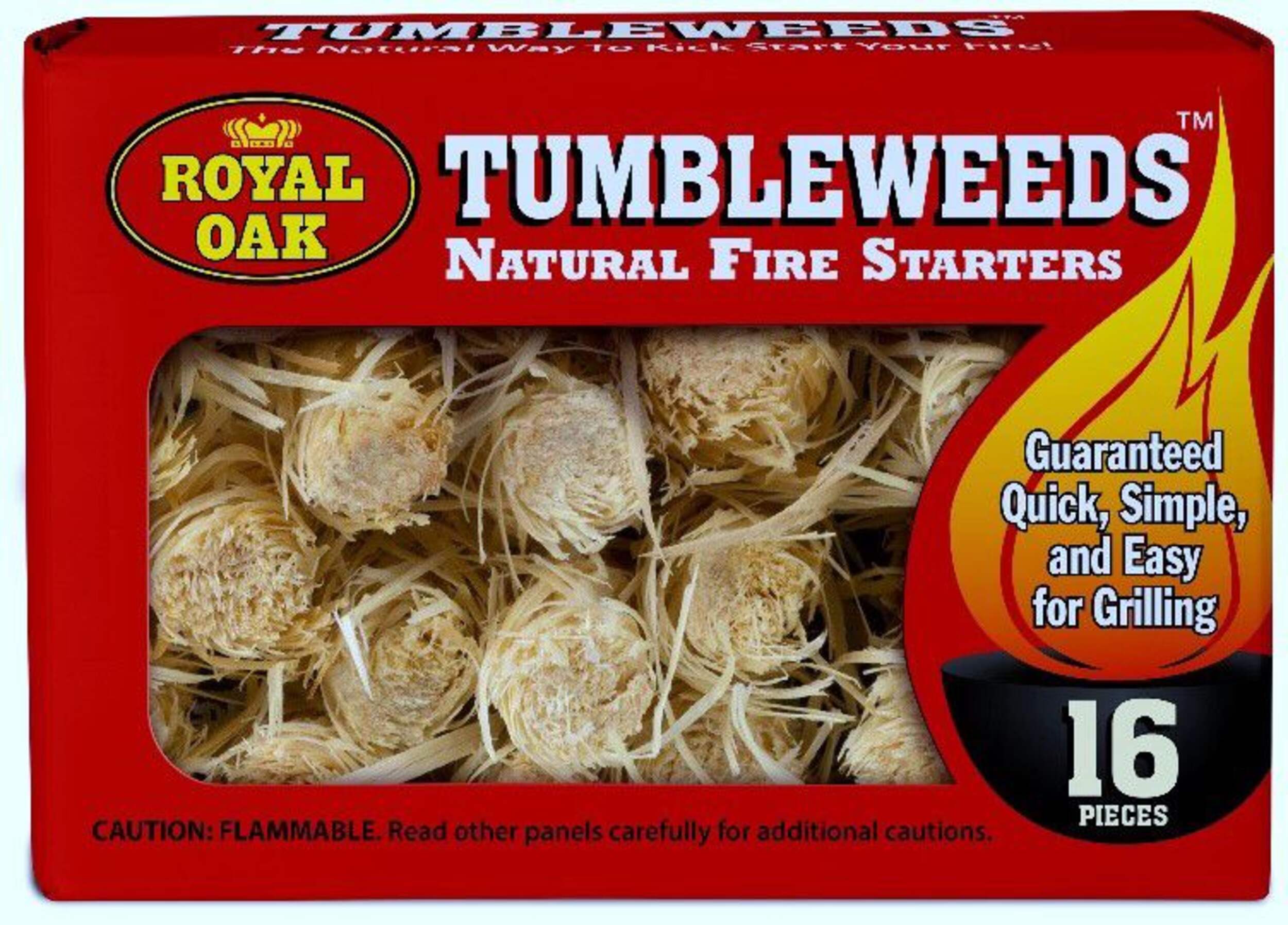 Royal Oak Tumbleweed Natural Fire Starters, 16pk Canadian Tire