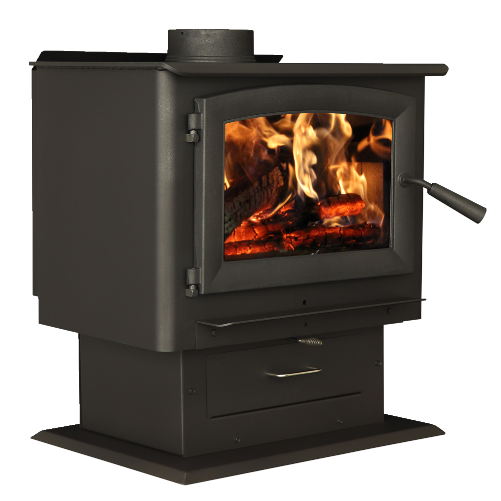 US Stove Company Pedestal Wood Stove, 2,000 sq. ft. | Canadian Tire