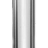 Tuyau de poêle de cheminée à double paroi Duravent, 6 x 36 po, acier inoxydable CloseUp