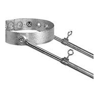 DuraVent Roof Brace, Stainless Steel Front_Elevated