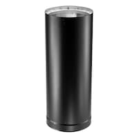 DuraVent Double-Wall Stove Pipe, 6-in x 12-in, Black