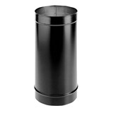 DuraVent Single-Wall Stove Pipe, 6-in x 12-in, Black Front_Elevated
