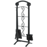 Ashburn Fireplace Scroll Tool Set, 5-pc Front_Three_Fourths_Angled_Left