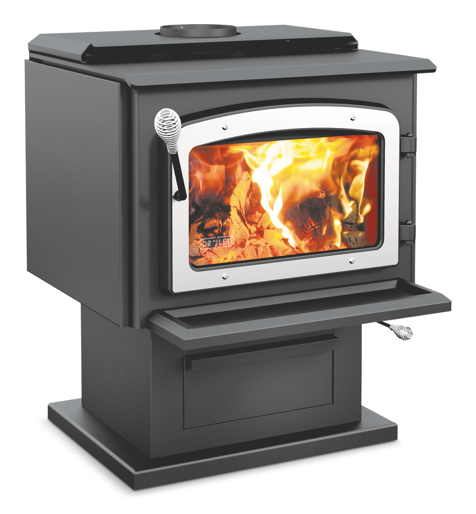 Drolet Escape 1800 Wood Stove, EPA 2020 Certified,25 5/8in W X 25 3/4