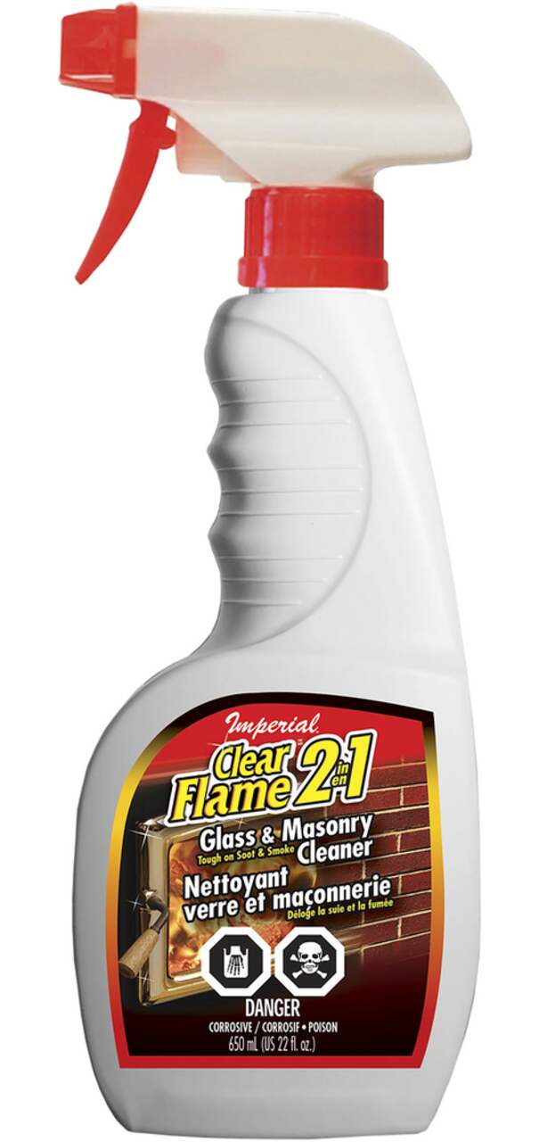  Imperial KK0047 Clear Flame 2 In 1 Glass and Masonry Cleaner,  16 Ounce : Health & Household