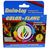 Enviro-Log Color Flame Wood Fire, 3-pk Front_Flat