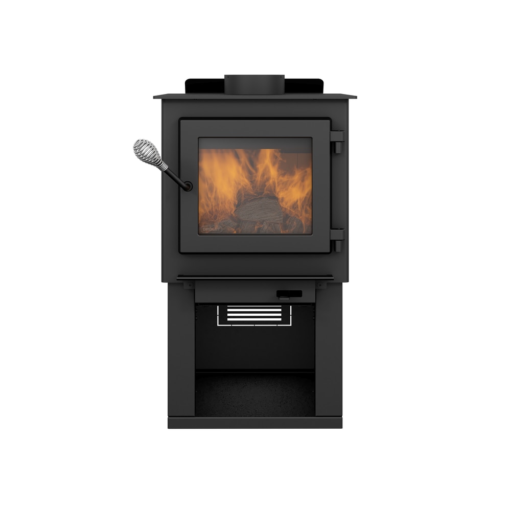 Drolet Deco Nano Modern Style Wood Stove, EPA Certified, 45,000 BTU