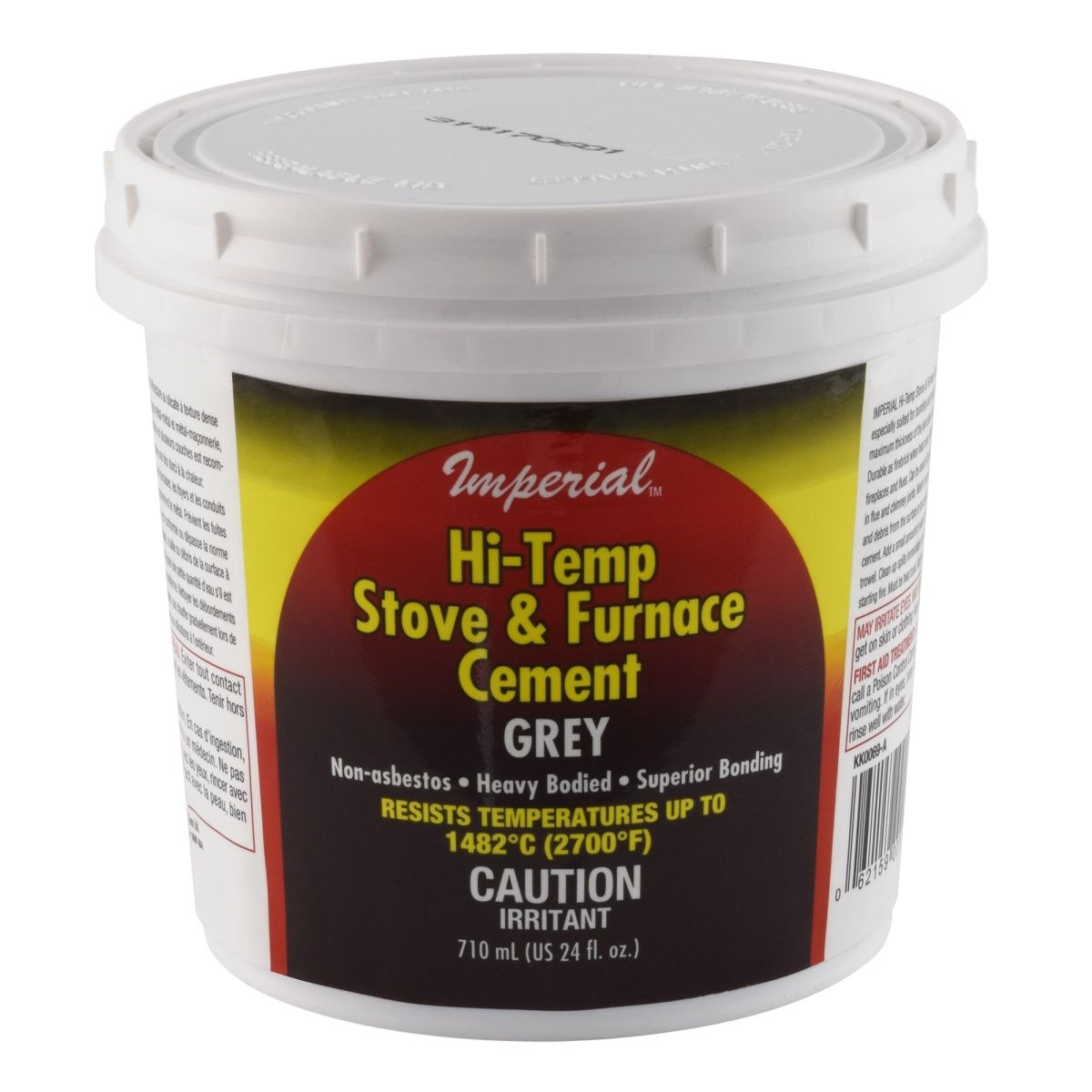 Imperial High Temperature Stove & Furnace Cement, Grey, 710 mL