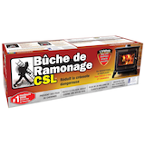 Bûche d'entretien de cheminée pour foyers et poêles à bois Front_Angled_Right