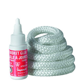 Joints de rechange en fibre de verre Imperial, avec corde et colle, 1/2 po Front_Elevated