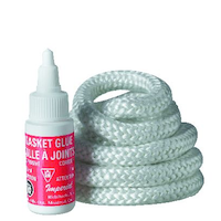 Imperial Fibreglass Replacement Gasket Kit, w/ Rope and Cement, 1/2-in
