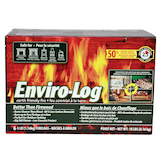 Enviro-Log Earth Friendly Fire Logs For Fireplaces & Woodstoves, 3-lb, 6-pk Front_Flat