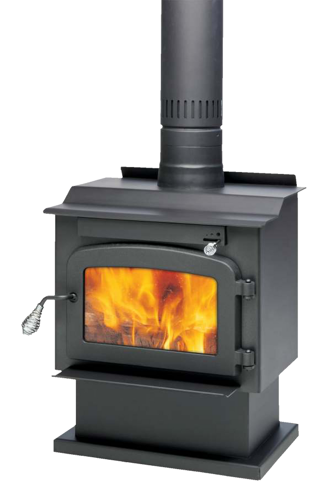 Poêle à bois Drolet Pyropak, certifié EPA 2020, 225/8 po L x 217/8 po P x 273/8 po H