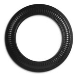 Imperial Metal Trim Collar, Black Matte Finish, 6-in Overhead_Flat