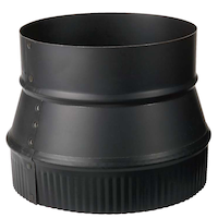 Imperial SE Crimp, Reducer, 7-in x 6-in, Black Matte Finish Front_Elevated