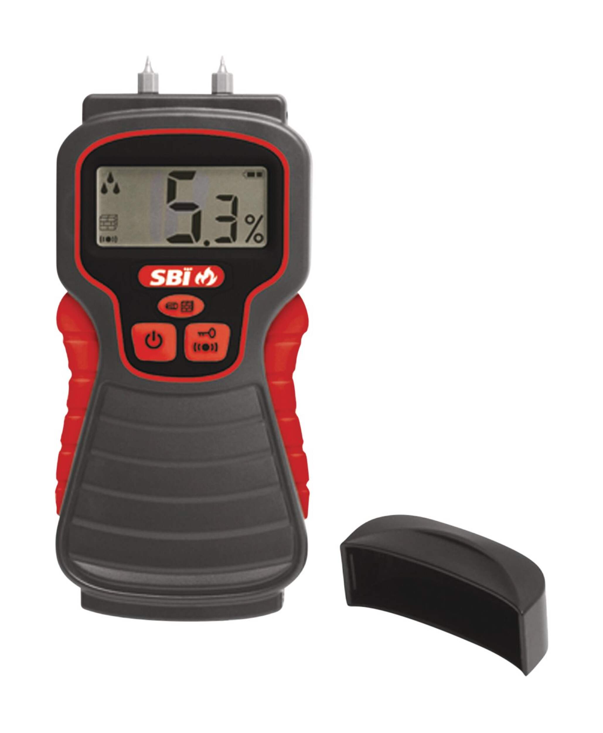 Drolet Digital Wood Moisture Meter w/ Large LCD Display Front_Flat