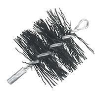 Brosse ronde polypropylène Imperial Polyesweep, 6 po Front_Angled_Right