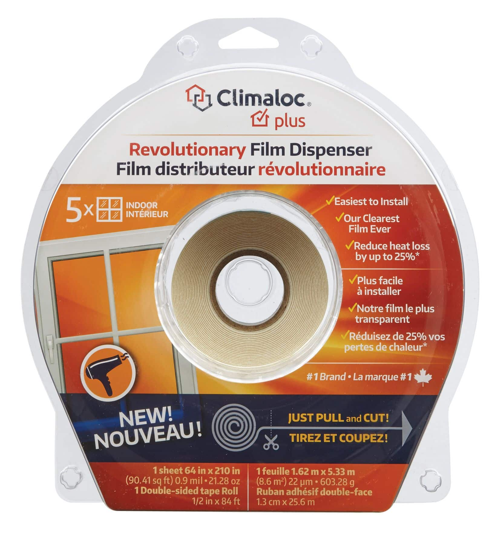 ENSEMBLE DE RUBAN ISOLANT POUR FENÊTRE Intérieur - Climaloc Solutions