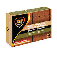 Allume-feu naturels pour l'intérieur et l'extérieur ZIP, 64 cubes Front_Three_Fourths_Angled_Right