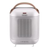 De'Longhi HFX30C15WCA Capsule Ceramic Fan Heater, White Front_Elevated
