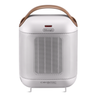 De'Longhi HFX30C15WCA Capsule Ceramic Fan Heater, White