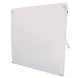Amaze Heater Ceramic Electric Wall-Mounted Heater, 400W, White Front_Three_Fourths_Angled_Left
