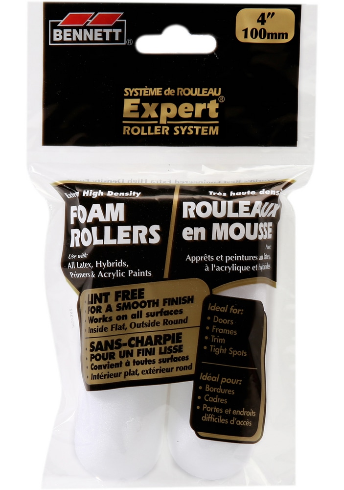 Expert High Density Exterior/Interior Foam Paint Rollers, 100