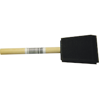 Foam Paint Brush with Wooden Handle, 2-in