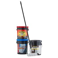 Rouleau Bennett pour entrée en plastique robuste avec armature et rallonge, 48 po