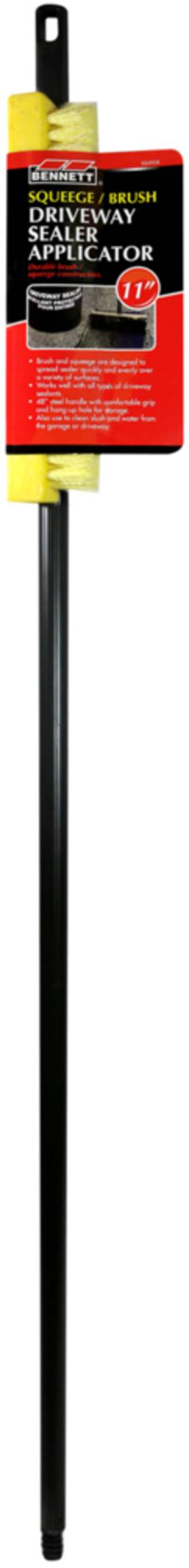 Bennett Asphalt Squeegee / Brush Driveway Sealer Applicator, 11-in Front_Flat
